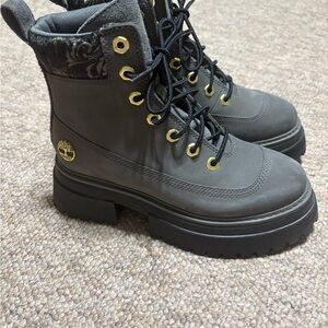 Timberland Sky 6 Inch Women's Size 6 Rebotl Gray Clunky Lace Up Boots New,